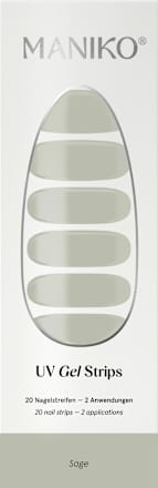 UV Gel Nagelfolies Salie, 20 stuks