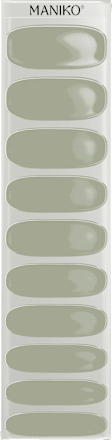 UV Gel Nagelfolies Salie, 20 stuks