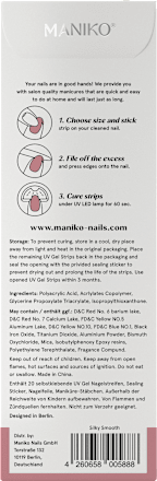 UV Gel Nagelfolien Silky Smooth, 20 St Maniko