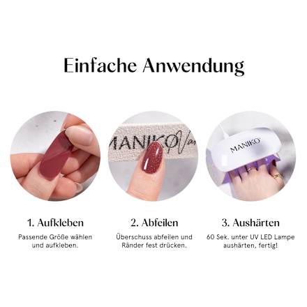 UV Gel Nagelfolien Statement, 20 St
