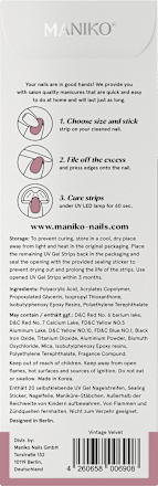 UV Gel Nagelfolies Vintage Velvet, 20 stuks