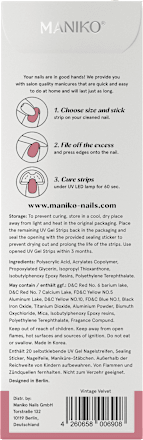 UV Gel Nagelfolies Vintage Velvet, 20 stuks