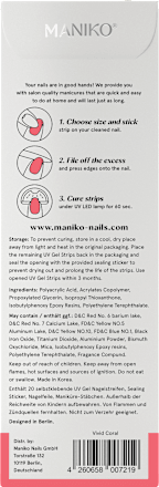 UV gel nagelfolies Vivid Coral, 20 stuks
