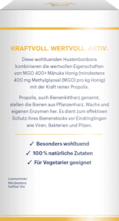 Manuka Honig Hustenbonbons Propolis, 100 g