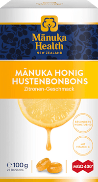 Manuka Honig Hustenbonbons Zitrone, 100 g