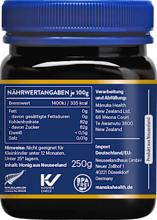 Manuka Honig MGO 250+, 250 g