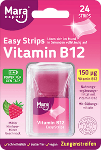 Easy Strips Vitamine B12 Tongstrips, 24 stuks