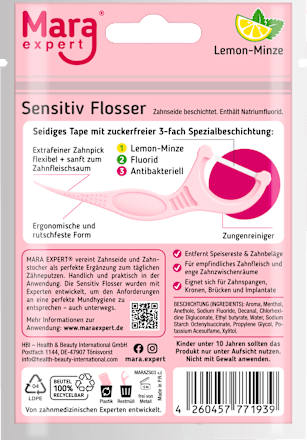 Zahnseidesticks Sensitive Flosser, 40 St