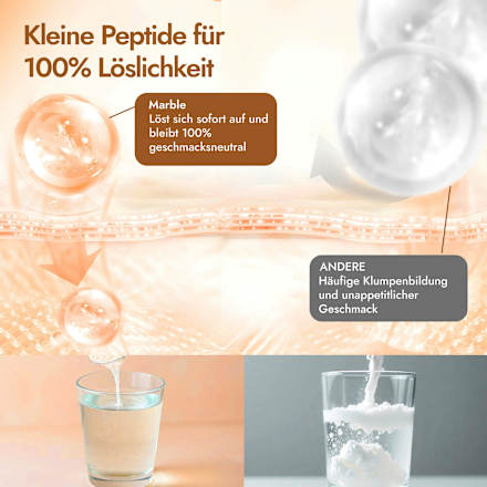 Kollagenpulver Geschmacksneutral, 450 g marble