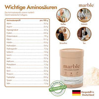 Kollagenpulver Geschmacksneutral, 450 g marble