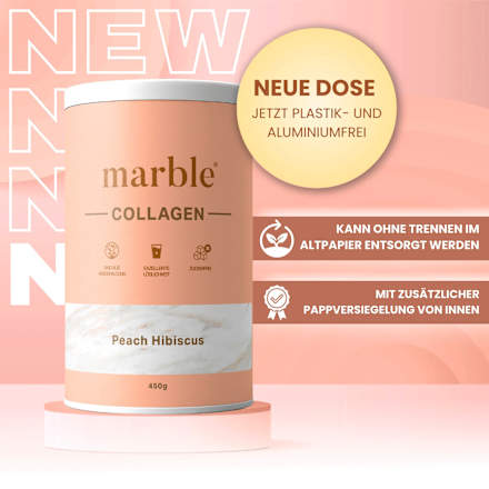 Kollagenpulver Peach Hibiscus, 450 g