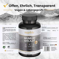 Mumijo Shilajit-capsules 60 stuks, 43,3 g