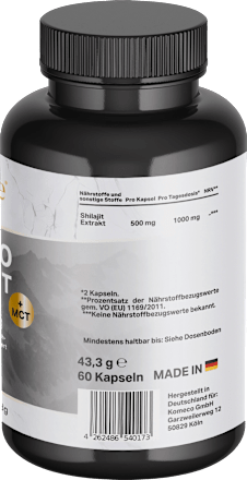 Mumijo Shilajit-capsules 60 stuks, 43,3 g