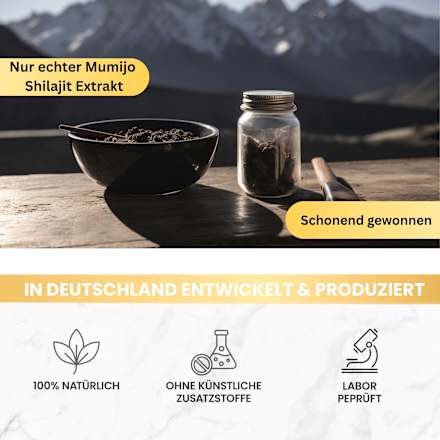 Mumijo Shilajit-capsules 60 stuks, 43,3 g