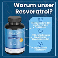 Resveratrol capsules 60 stuks, 38 g