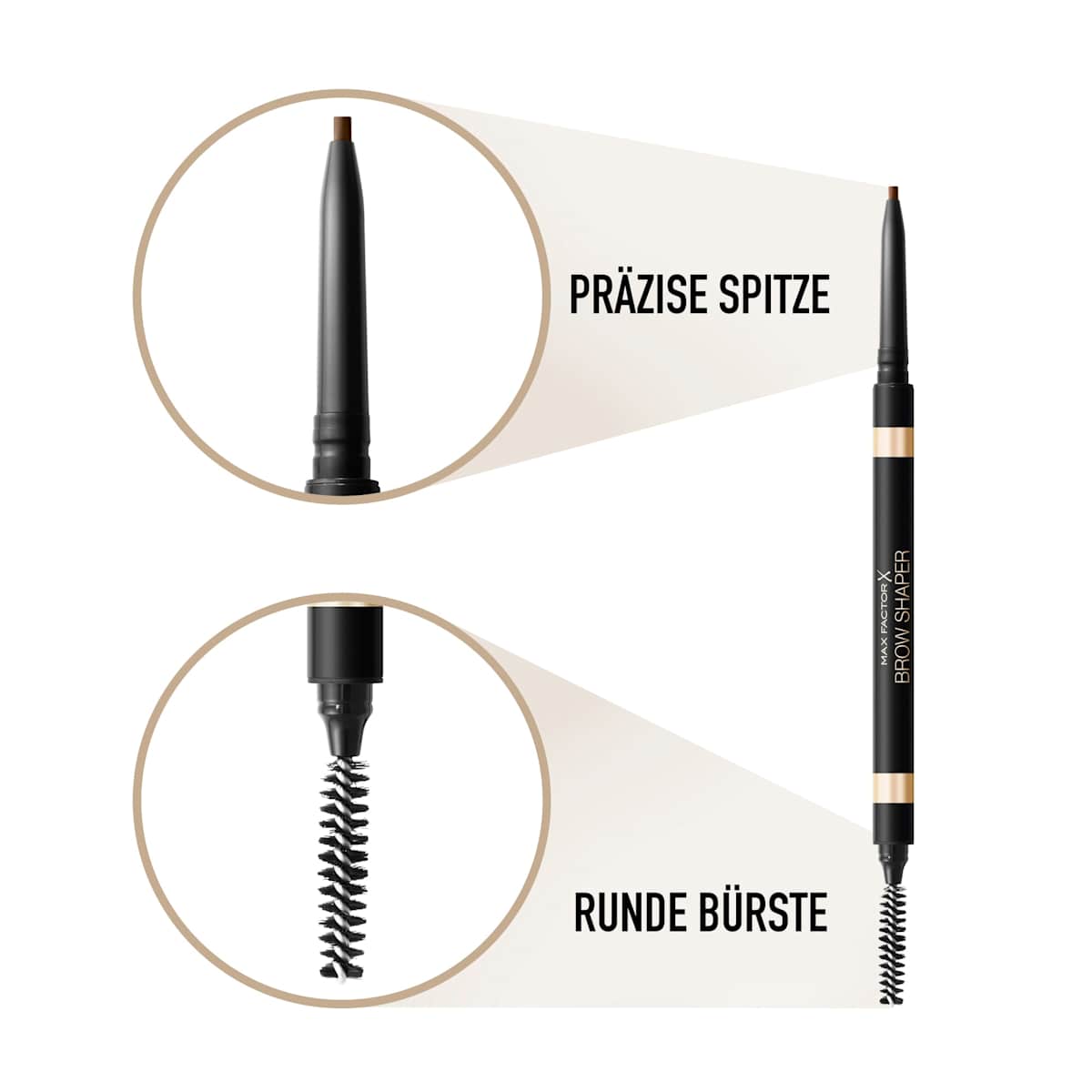 Wenkbrauwpotlood Brow Shaper 030 Diepbruin, 0,09 g