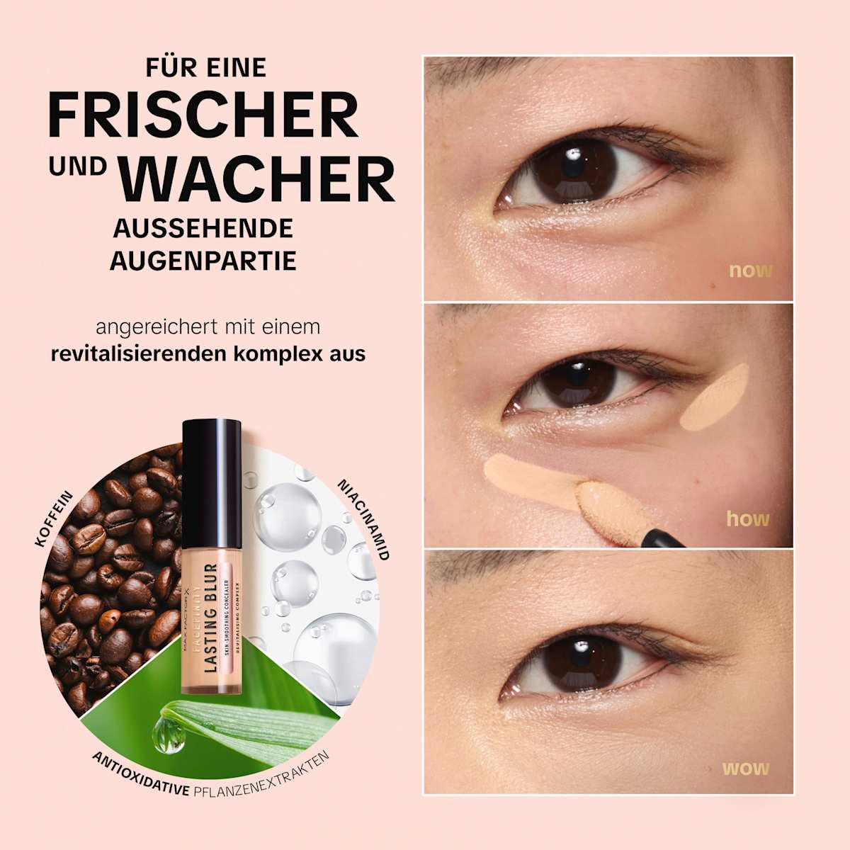 MAX FACTOR Facefinity Lasting Blur Concealer, N2 Ivory, 7,5 ml