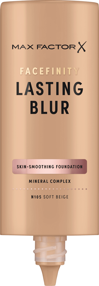 MAX FACTOR Facefinity Lasting Blur Foundation, N105 Soft Beige, 35 ml