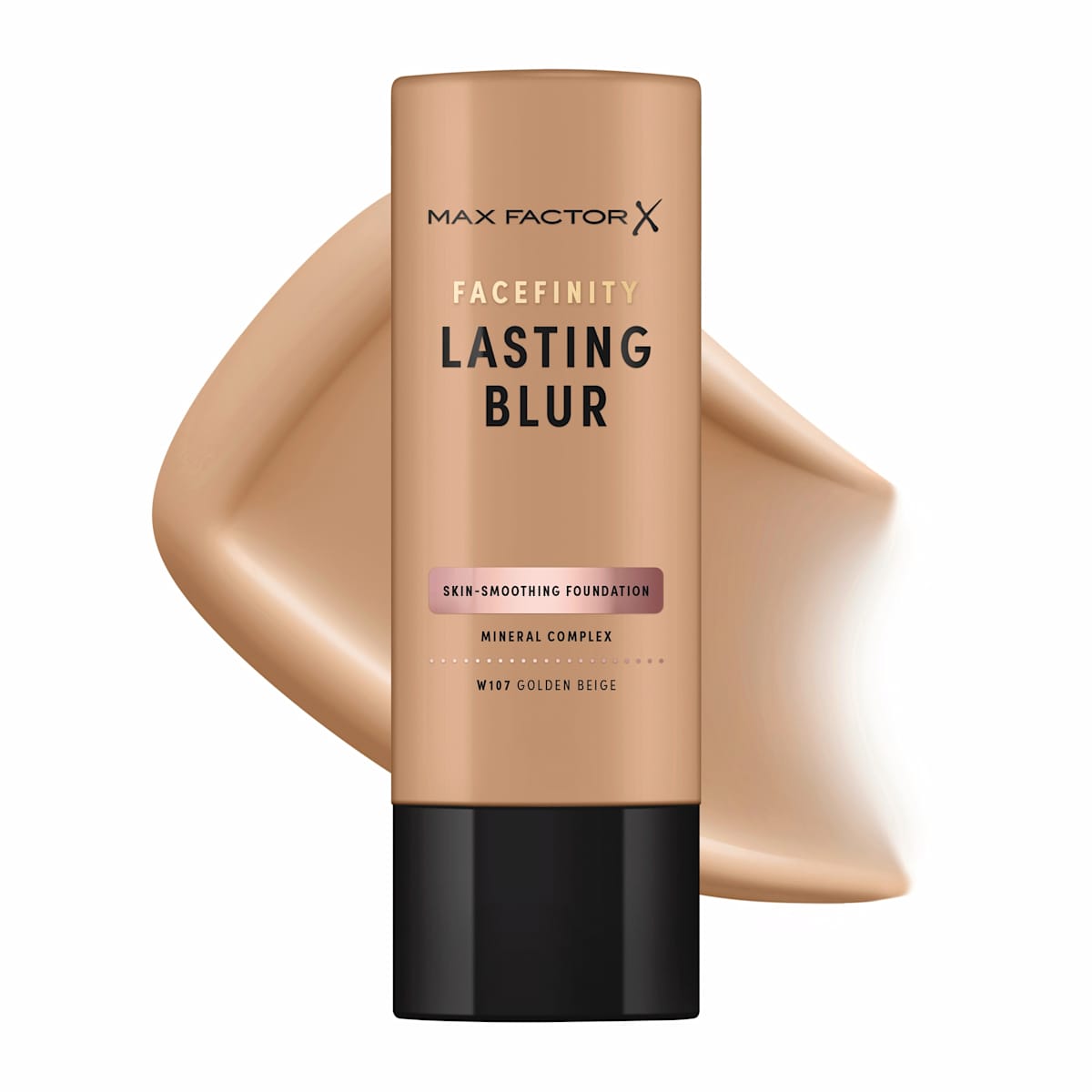 MAX FACTOR Facefinity Lasting Blur Foundation, W107 Golden Beige, 35 ml