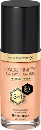 Foundation Facefinity All Day Flawless LSF 20, 75 Golden, 30 ml