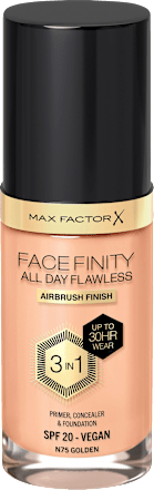 Foundation Facefinity All Day Flawless LSF 20, 75 Golden, 30 ml
