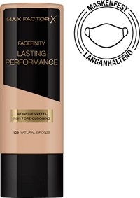 Foundation Facefinity Lasting Performance 109 Natural Bronze, 35 ml