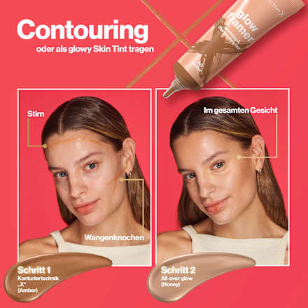 Foundation Skin Tint Glow Framer 10 Sand, 30 ml