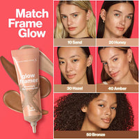 Foundation Skin Tint Glow Framer 20 Honey, 30 ml