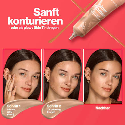 Foundation Skin Tint Glow Framer 30 Hazel, 30 ml