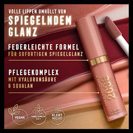 Lipgloss 2000 Calorie Lip Glaze 030 First Sip, 4,4 ml MAX FACTOR