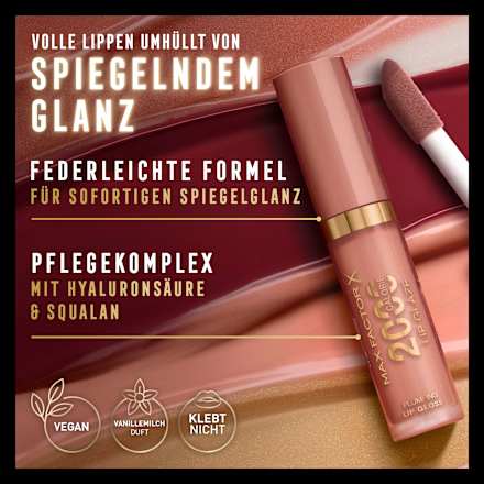 Lipgloss 2000 Calorie Lip Glaze 085 Floral Cream, 4,4 ml MAX FACTOR