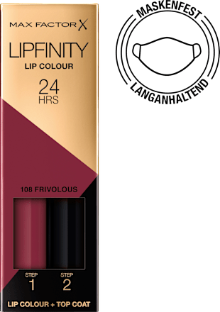 Lippenstift Lipfinity 108 Frivolous, 1 St