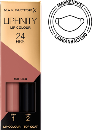 Lippenstift Lipfinity 160 Iced, 1 St
