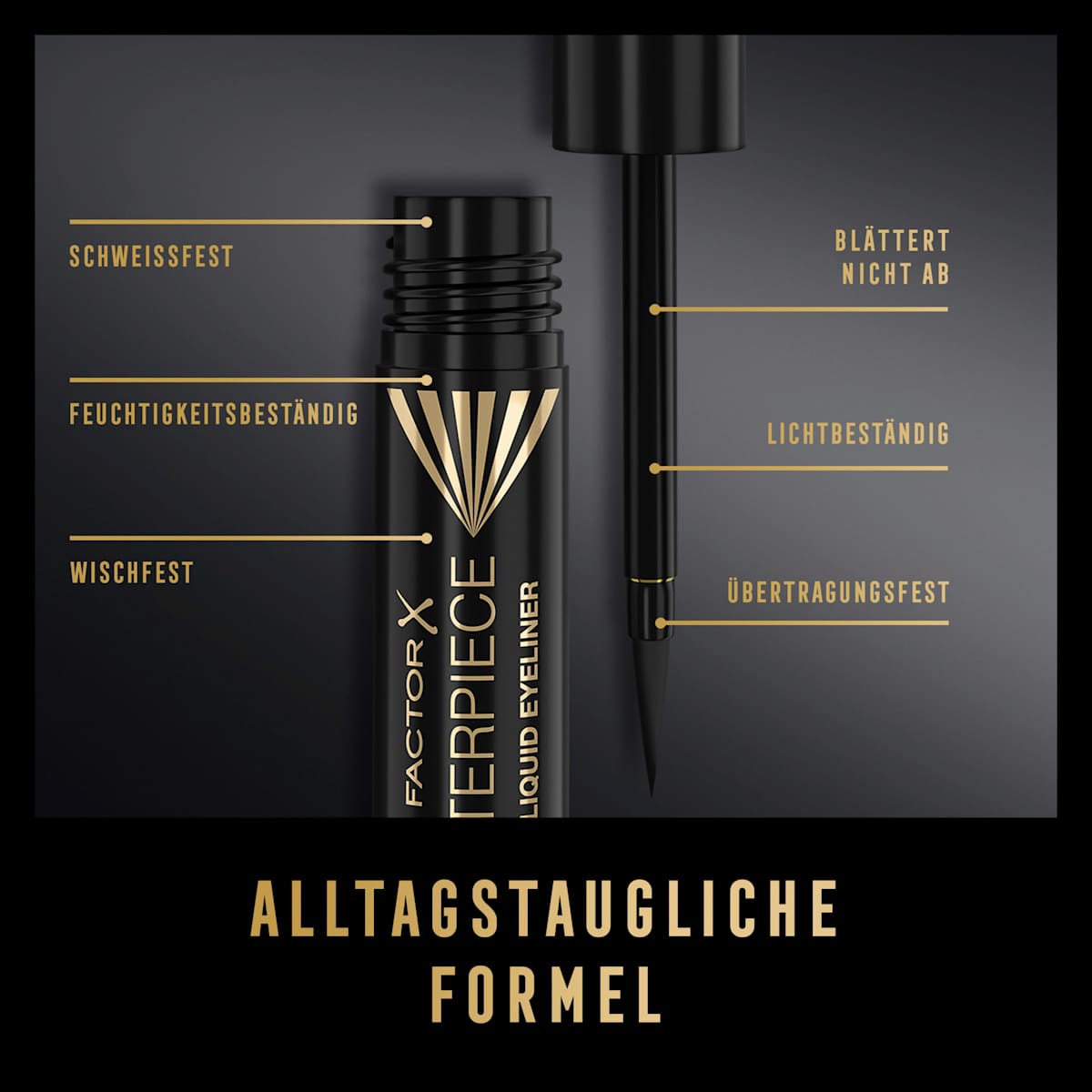 Vloeibare eyeliner Masterpiece 001 Zwart, 1,7 ml