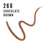 Vloeibare eyeliner Masterpiece Wow Liner 260 Chocoladebruin, 1,2 g