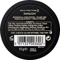 Loses Puder Ellen Betrix 1 Transparent Natural, 15 g