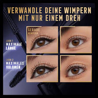 Mascara Masterpiece 2in1 Lash Wow 003 Midnight Black, 7 ml MAX FACTOR