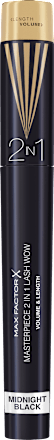 Mascara Masterpiece 2in1 Lash Wow 003 Midnight Black, 7 ml MAX FACTOR