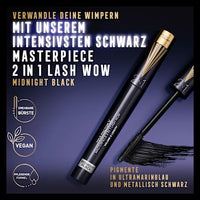 Mascara Masterpiece 2in1 Lash Wow 003 Midnight Black, 7 ml MAX FACTOR