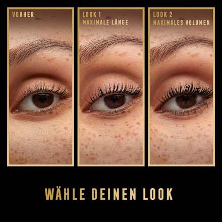 Mascara Masterpiece 2in1 Lash Wow 01 Black, 7 ml MAX FACTOR