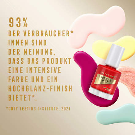 Nagellack Miracle Pure 305 Scarlet Poppy, 12 ml