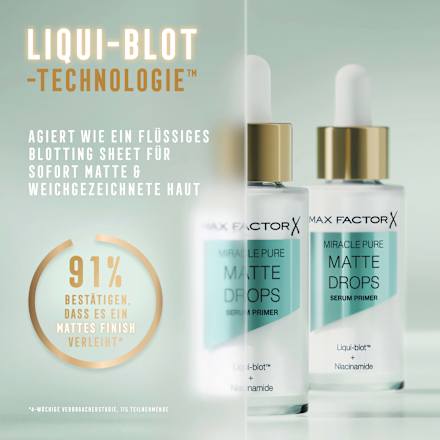 Serum Primer Miracle Pure Matte Drops, 30 ml