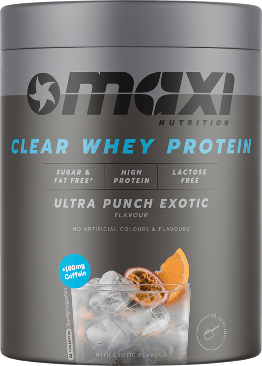 maxi NUTRITION Whey Protein en poudre, Clear Ultra Punch Saveur Exotique, 300 g