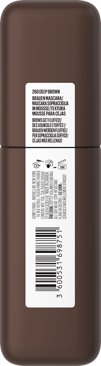 Wenkbrauwmousse Superfluff 260 Diepbruin, 5 ml