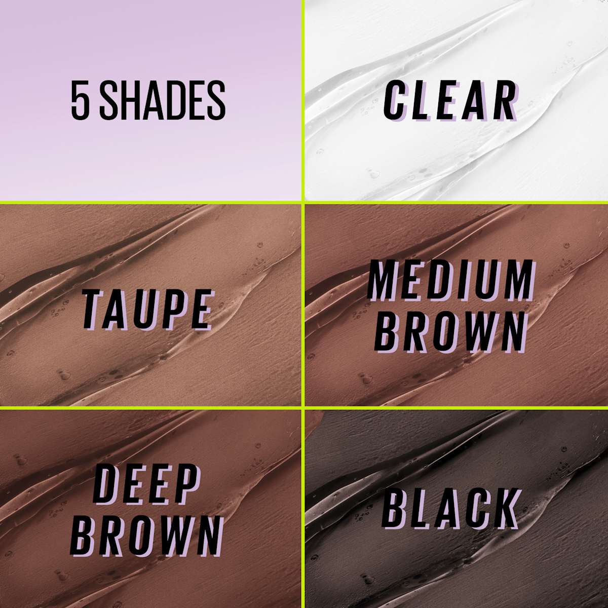 Wenkbrauwgel Super Lock Brow Glue 257 Medium Brown, 7 ml