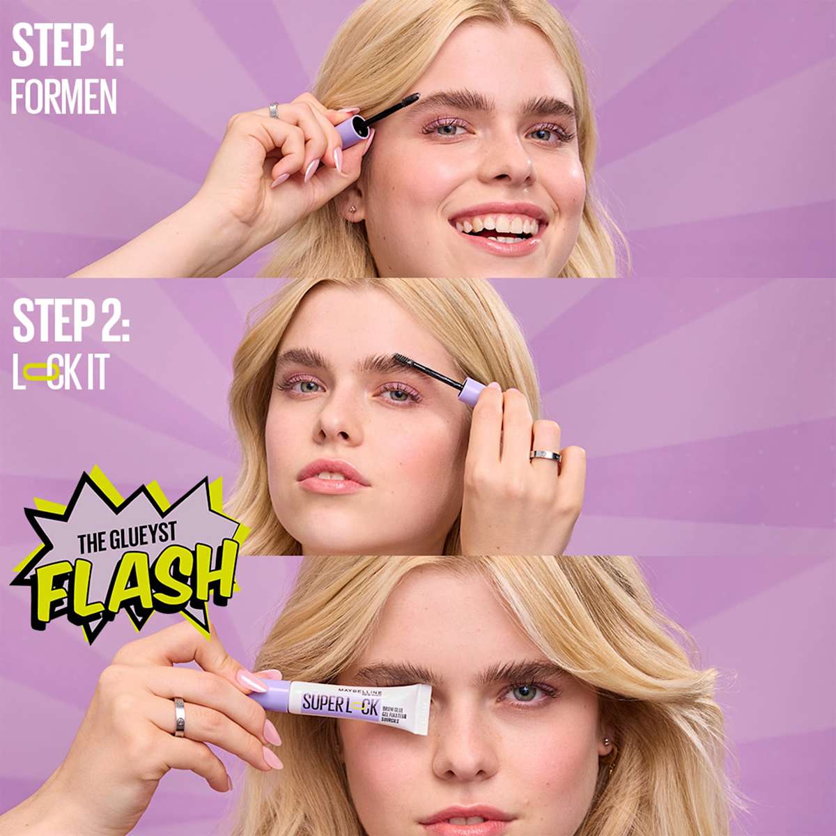 Wenkbrauwgel Super Lock Brow Glue, 8 g