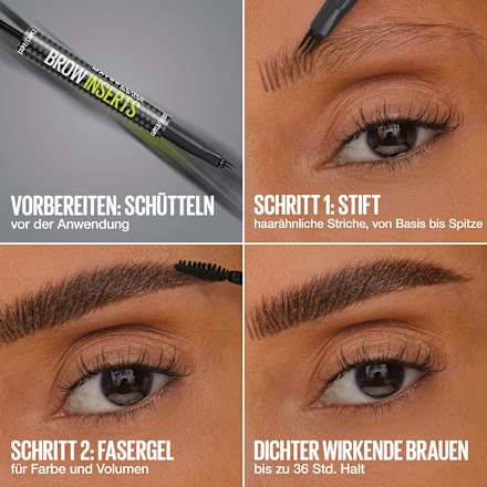 Augenbrauenstift Brow Inserts 06 Black Brown, 1 St