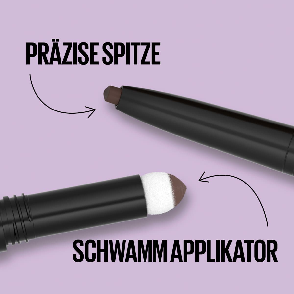 Wenkbrauwpotlood Express Brow Satin Duo 04 Donkerbruin, 1 st.