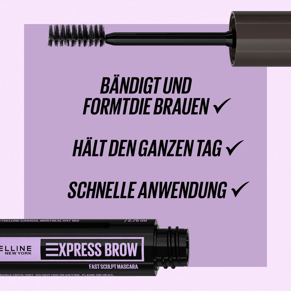 Wenkbrauwmascara Fast Sculpt 04 Medium Bruin, 3,5 ml