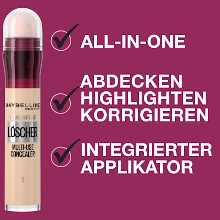 Concealer Instant Anti-Age Effekt Löscher 121 Light Honey, 6,8 ml